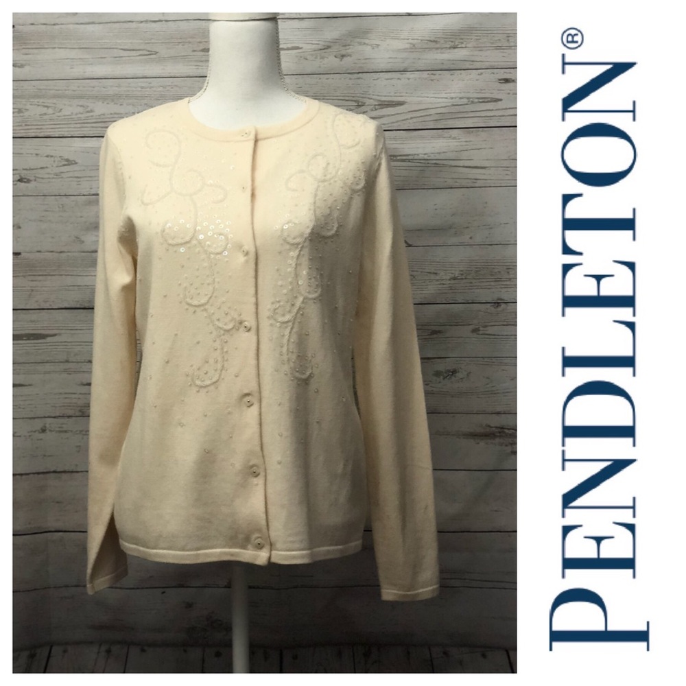 NWOT [ Pendleton ] Beaded Cardigan